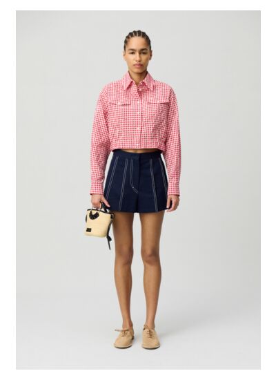 Chemise à carreaux vichy