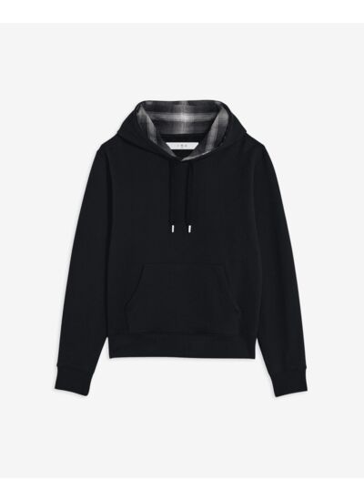 Sweat Noir À Capuche Thompson