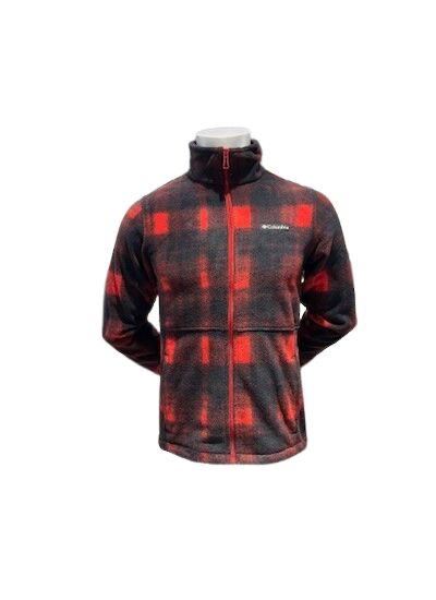 Granite Mountain Printed Fleece Jacket Rouge