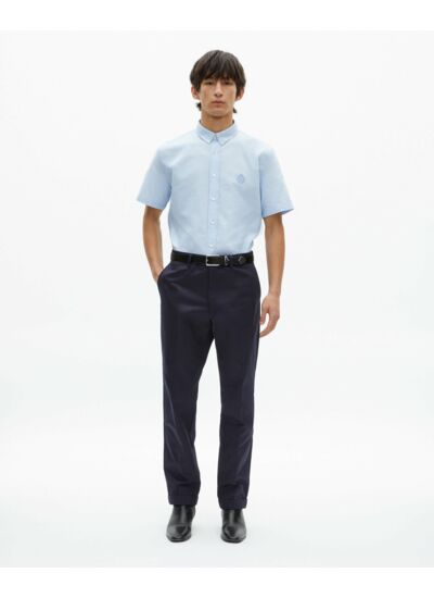 Pantalon Large Avec Bouton Au Dos