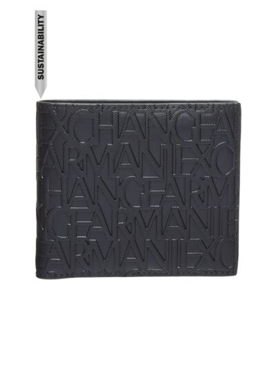 Sac à double pliant pour homme avec pièce de monnaie - nero