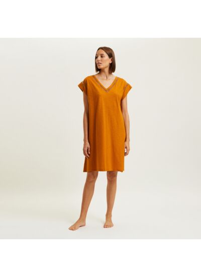 Laurence Tavernier - Chemise de nuit courte en jersey, Lipsi