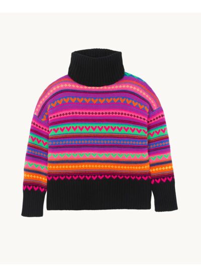Pull Loulou multicolore