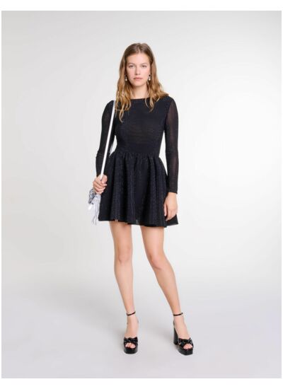 Robe courte à strass