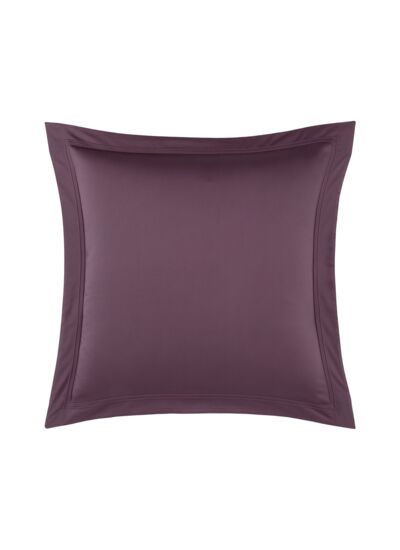 Yves Delorme - Taie d'oreiller en satin marron, Triomphe