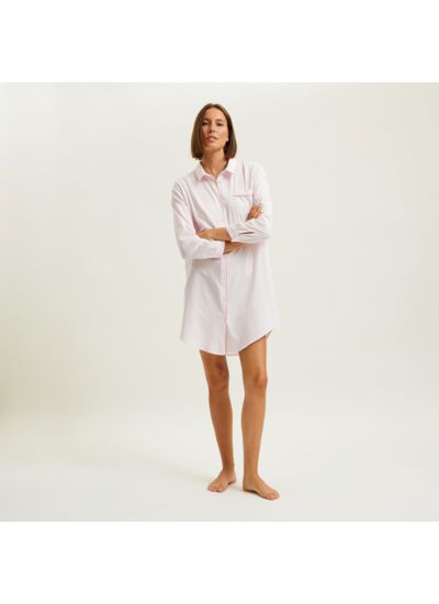 Laurence Tavernier - Chemise de nuit en satin, Essentiel Uni