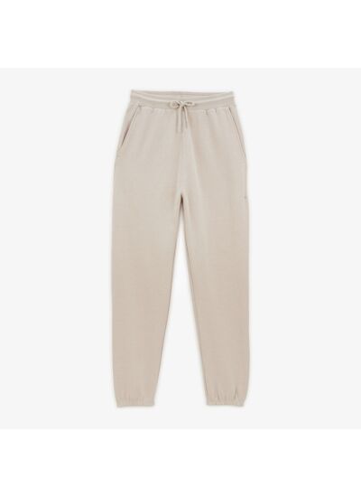 Jogging en molleton beige chiné