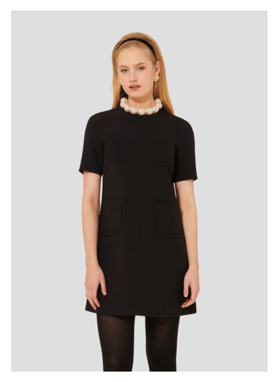 Robe Renata-Charcoal en Polyester