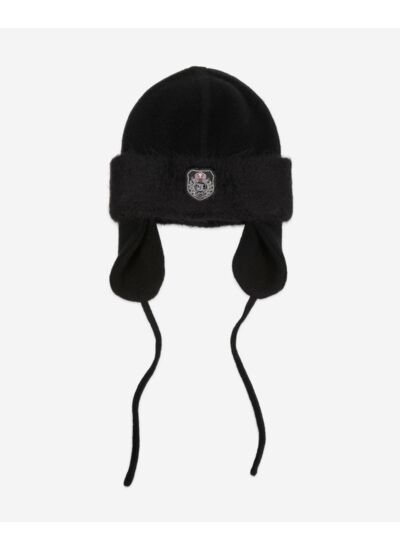 Chapka En Laine Et Alpaga Noire