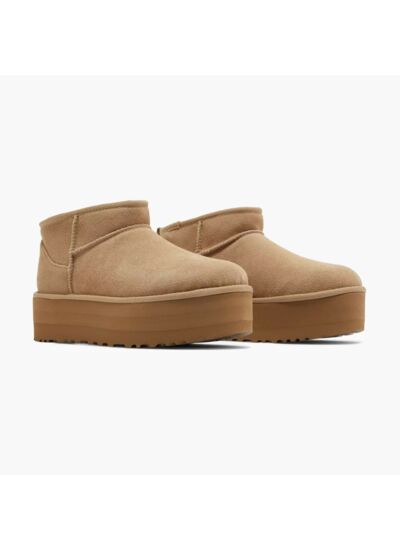 UGG Bottines à plateforme - Ultra-mini classique - Beige