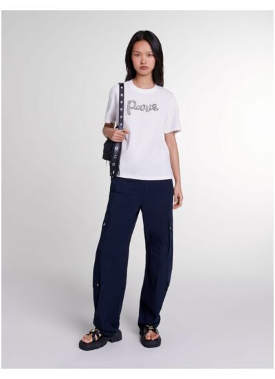 Tee-shirt Paris à strass