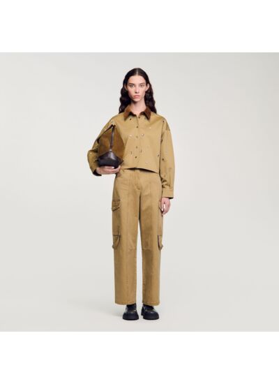 Chemise à motif géométrique